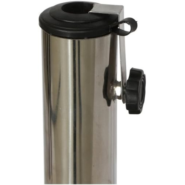 SIENAGARD 213345 Umbrella Stand, 25 kg, 45 x 28 cm for umbrella sticks with a diameter of 25-48 mm, grey