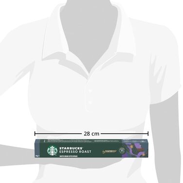 Кава в капсулах Starbucks Espresso Roast для Nespresso, темна обсмажка, 80 капсул