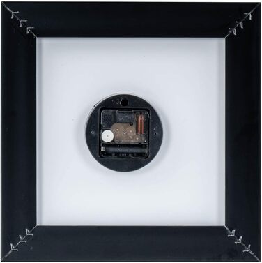 Levandeo Wall Clock - 30x30cm - Image of Kitchen Herbs, Spices, Cooking, Decoration (PVC Black)