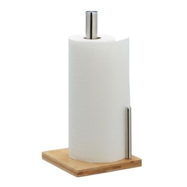 Relaxdays Kitchen Towel Holder with Roll End Stop