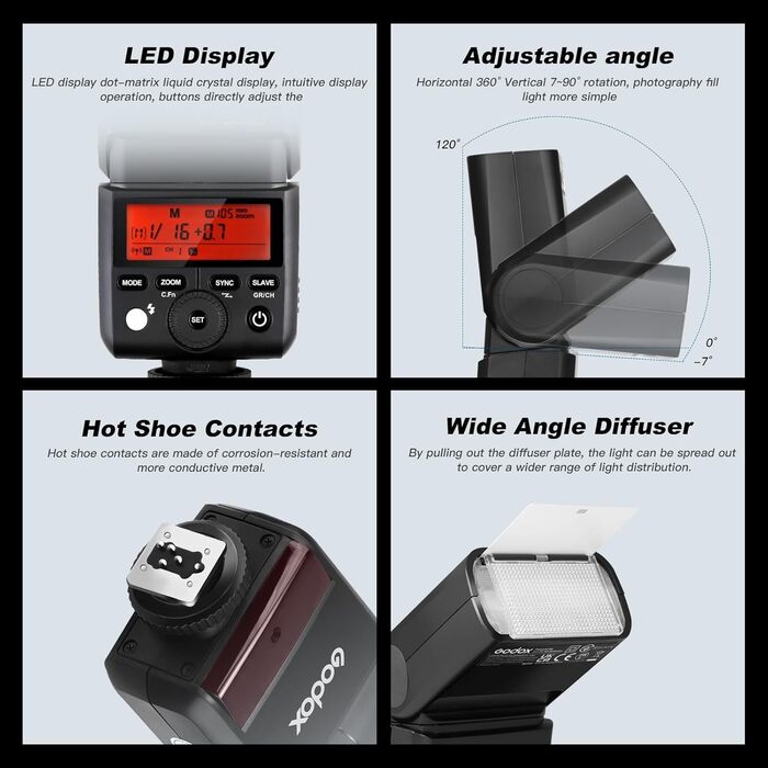 Спалахувач Godox TT350S для камер Sony - система спалахів