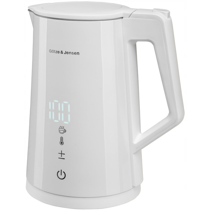 Електричний чайник Götze & Jensen KT955W, 3000 Вт, 1,5 л, білий