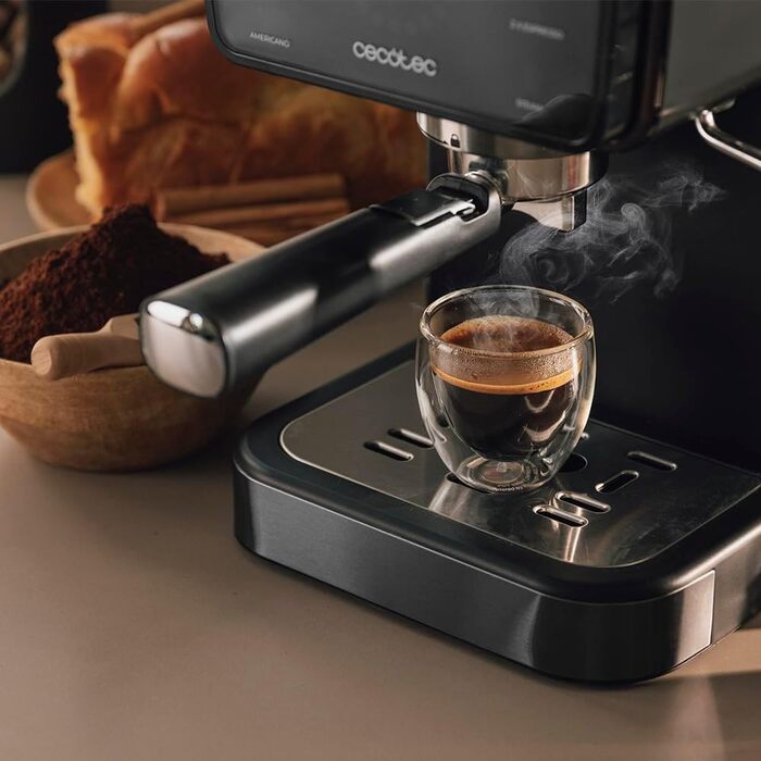 Кавоварка Cecotec Power Espresso Touch ColdBrew – еспресо, капучино, холодна кава, 20 бар, поворотний паровий кран