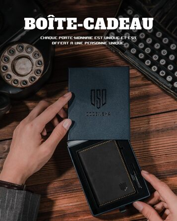 Портмоне чоловіче DODENSHA MagSnap Slim з відділенням для монет, RFID захистом, на 10+ карт, чорно-червоне (чорно-жовте)
