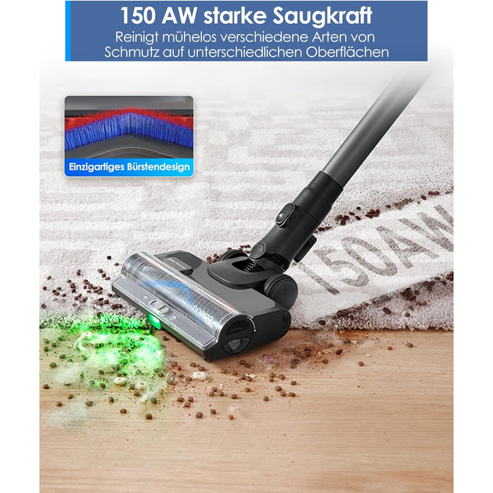 Бездротовий ручний пилосос Tineco Pure ONE S50: 150AW, до 65 хв роботи, LED, для твердих підлог