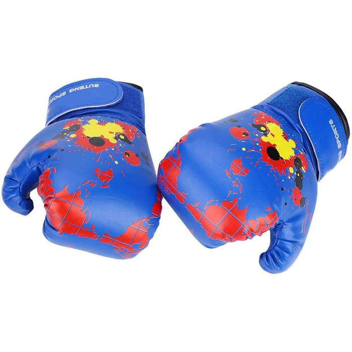 VGEBY1 Children's Boxing Gloves, PU Kids Sparring Punching Training Gloves Fighting Gloves for 2-11 Years Old (Blue) Sports Equipment for Kids