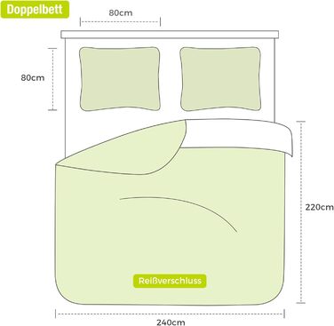 Комплект постільної білизни Tokokimo 220x240 3шт. - комплект з 2 наволочок 80x80 см, з клямками, квітковий принт, мікрофібра, для двоспального ліжка, сіро-коричневий