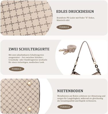 Сумка жіноча через плече крос-боді Vintage PU шкіра Khaki з трьома кишенями
