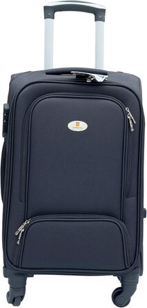 Чемодан Ribelli Handgepäck 70L, чорний: міцний валіза на 4 колесах з TSA-замком та телескопічною ручкою, L-XL-XXL комплект