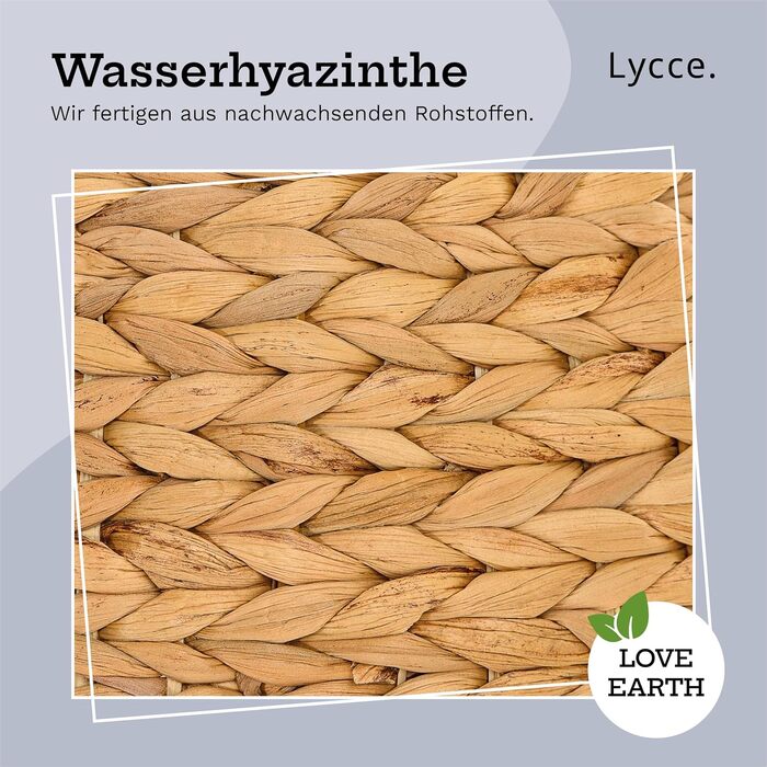 Dog bed, cat bed, Opal water hyacinth, natural, size 5 (Ø 83 cm)
