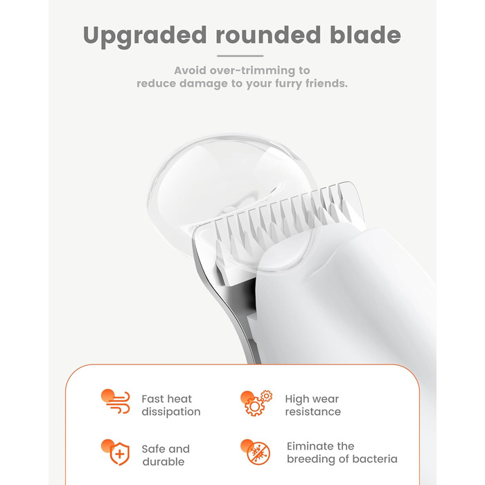 Триммер для собак Pfotentrimmer Paw Trim Pro: тиха, акумуляторна машинка для догляду за лапами, вухами та обличчям