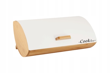 Набір для зберігання хліба Cook Line, білий метал