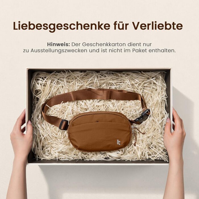 tomtoc жіноча поясна сумка-слінг з RFID захистом, 1.5 л, зелений (карамель)