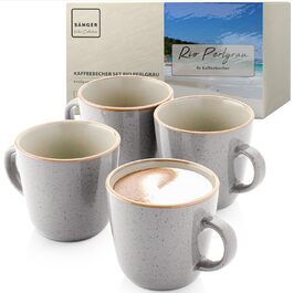 розмір: набір з 4 чашок для кави