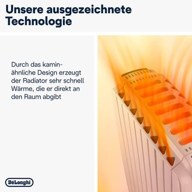 Масляний радіатор De'Longhi Dragon 4 TRD4 0615, 2000 Вт, 230 В, 50 Гц