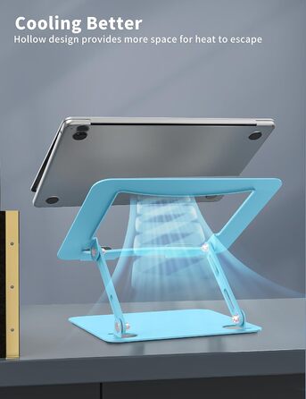 Soundance Adjustable Laptop Stand - Portable Ergonomic Laptop Riser for 10.6