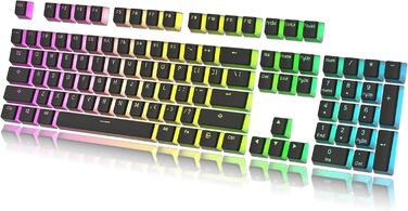Набір клавіш для механічної клавіатури HK Gaming Pudding | 108 клавіш | PBT Doubleshot | OEM Profile | ANSI US Layout | Сумісний з Cherry MX, Gateron, Kailh, Outemu