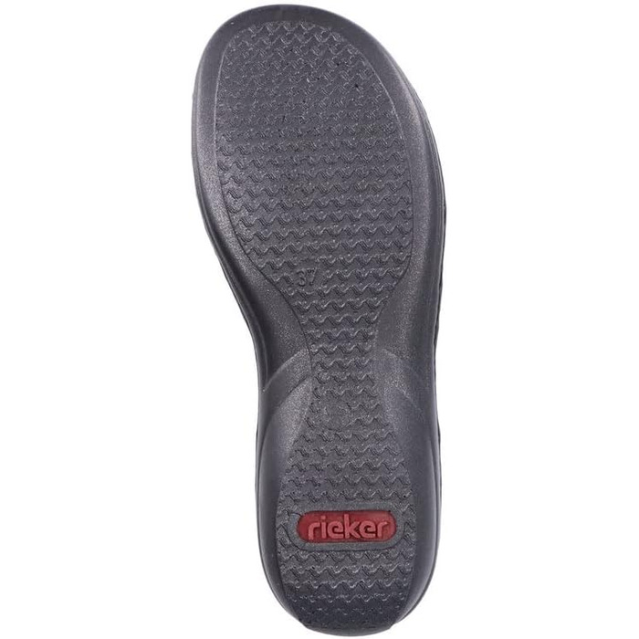 Сандалі Rieker 60809 жіночі чорні, розмір 41 EU - зручне взуття для літа