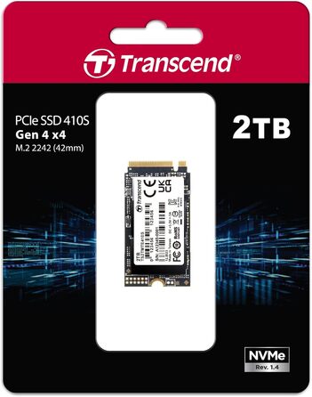SSD накопичувач Transcend 2TB M.2 NVMe PCIe Gen4x4 MTE410S (5000 MB/s читання, 4300 MB/s запис)
