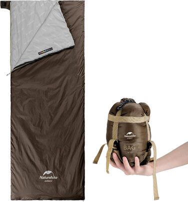 Naturehike Sleeping Bag - 7°C Warm Weather Sleeping Bag for Hiking, Backpacking & Camping - Lightweight, Youth & Adult