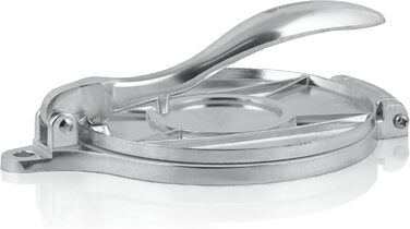 Пресс для тортилій Mahlzeit Ø 20 см з алюмінію з папером для випікання | для тортилій, тостонес, кесадільї, роті, емпанадас, маїсових тортилій та арепа