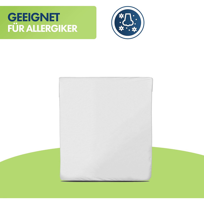 Sensalou Mattress Cover Zippered Encasing for Allergy Sufferers - 180 x 200 cm