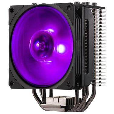 Кулер CPU Cooler Master Hyper 212 RGB Black Edition з підтримкою LGA1700, 4 теплові трубки, SF120R RGB вентилятор, чорний
