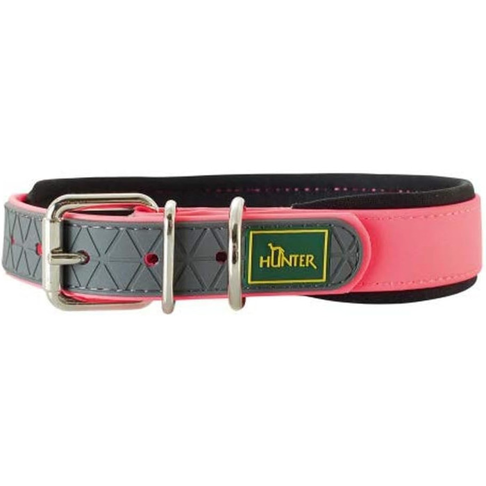 Нашийник для собак HUNTER CONVENIENCE COMFORT, неоновий жовтий, 40 см, з неопрену, для спорту та відпочинку
