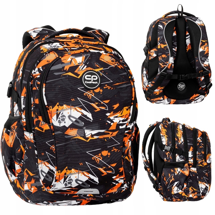 Шкільний рюкзак CoolPack багатокамерний, 29 л, зі світловідбиваючими елементами