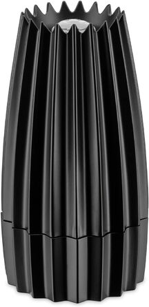 Млин для солі, перцю та спецій Alessi WAL03 B, литий алюміній, чорний, 7,5x7,5x14,2 см