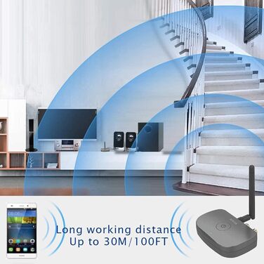 Bluetooth аудіоадаптер Besign Hohe Reichweite BE-RCA: для смартфонів, планшетів, аудіосистем та колонок. RCA, AUX