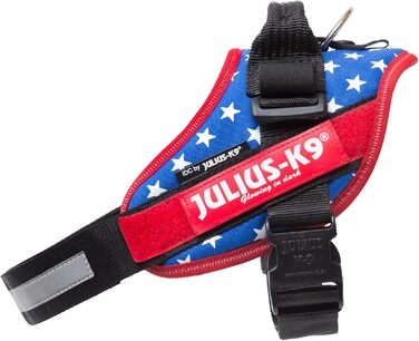 Шлейка Julius-K9 IDC Powergeschirr для собак Ameri-Canis, розмір M/0 (обхват грудей 58-76 см), з двома патчами