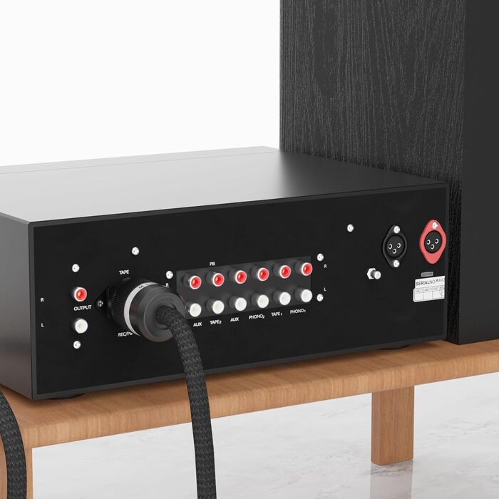 Hi-Fi мережевий кабель Monosaudio P903 OCC 2.5Sq, мідний екран, 1.5м, роз'єми EU Schuko та IEC C15 для підсилювача, DVD, сабвуфера