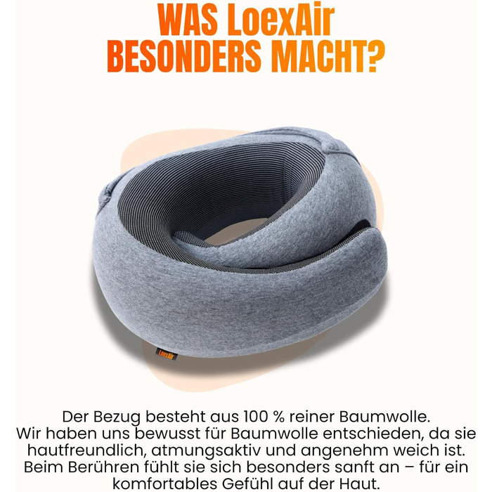 Подушка для шиї в літак, авто: 100% бавовна, Memory Foam, зручна, легка, повний набір для подорожей (маска для сну, беруші) - (Sakura Pink, Hooded Pro)