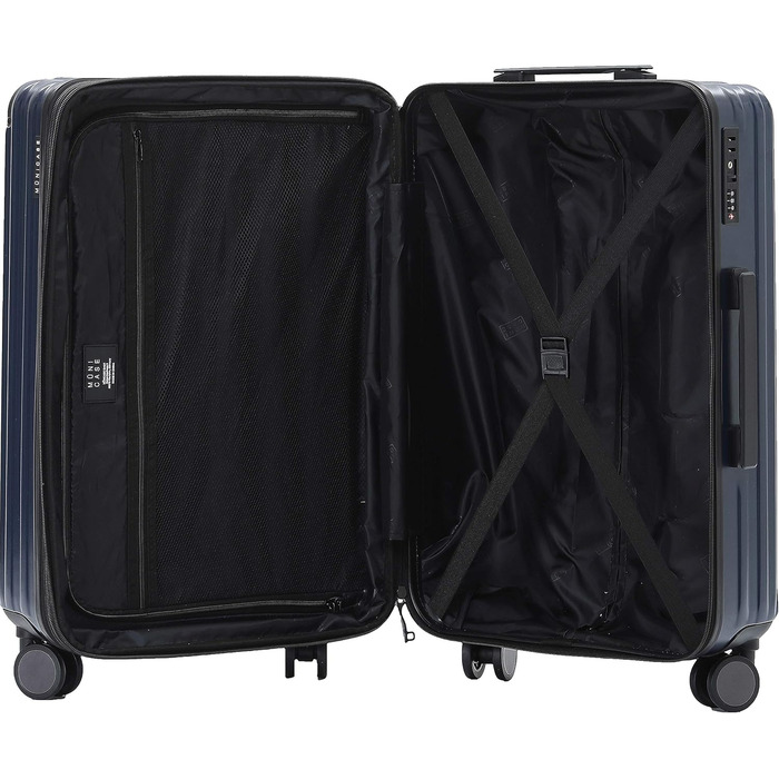 Замок для валізи TSA, набір валіз, дорожній набір, валіза з жорстким корпусом (темно-синій, великий кофр)