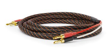 Акустичний кабель Dynavox Perfect Sound Flex (пара, 3м) — HiFi кабель з позолоченими роз'ємами-бананами, безвтратна передача сигналу, високочиста мід OFC