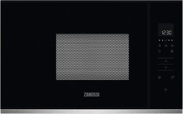 Вбудована мікрохвильова піч Zanussi ZMSN5SX, 800 Вт, 17 л, чорний/нержавіюча сталь