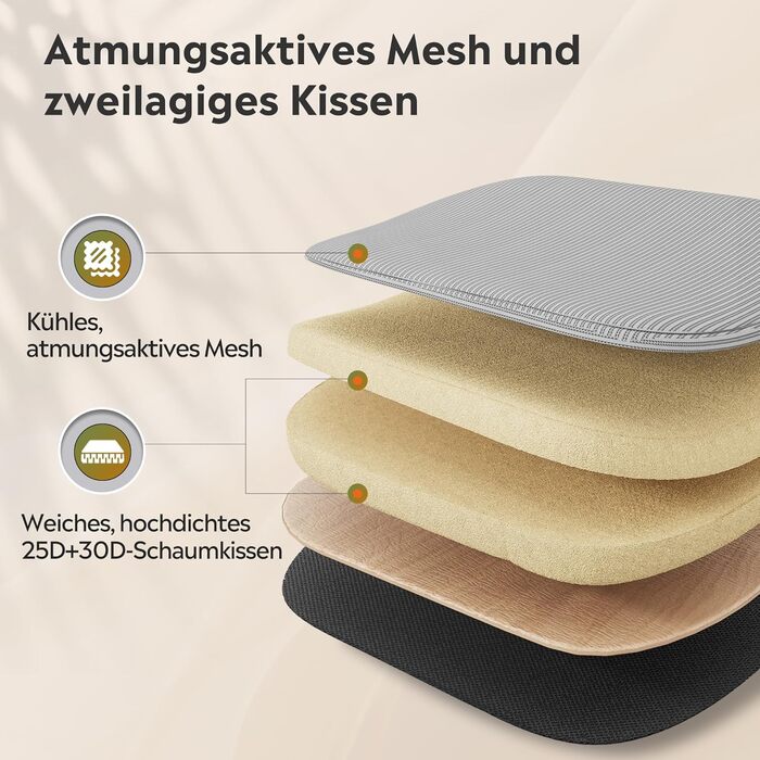 Офісне крісло Devaise: ергономічне крісло з регульованою спинкою, підголівником та поперековою підтримкою, 3D підлокітниками, 3-ступеневим нахилом та дихаючою сіткою для дому та офісу, біле