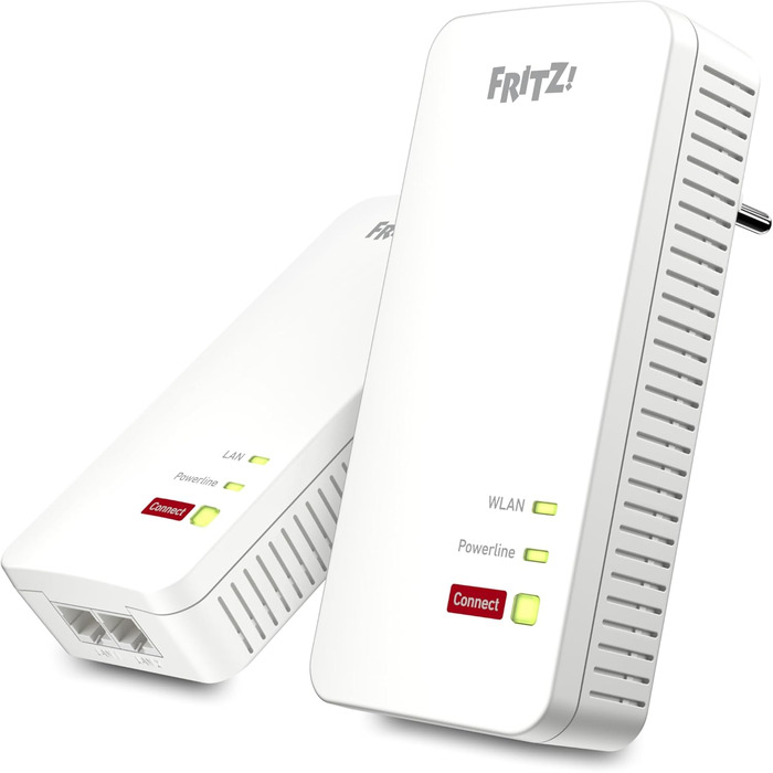 Набір FFRITZ!Powerline 1240 AX WLAN: Powerline Gigabit Wi-Fi 6, точка доступу WLAN, для медіа-трансляції, HD-відео, інтернет-ТБ, 1200 Мбіт/с