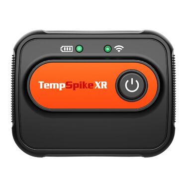 Бездротовий цифровий термометр для гриля ThermoPro TempSpike з 2 щупами, радіус дії до 600 м, перезаряджуваний, для м'яса, рідин, кухні та BBQ, без додатку