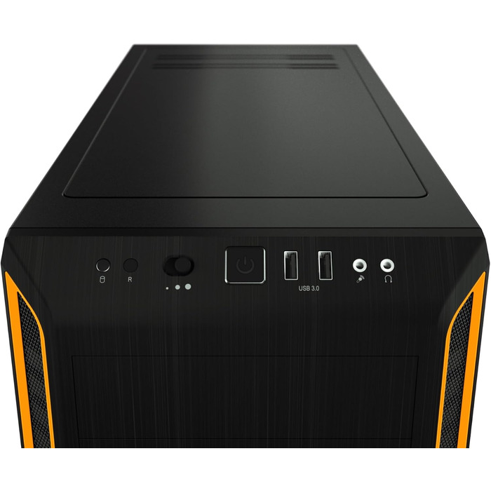 Корпус для ПК be quiet! Pure Base 600 Window Orange, 2 вентилятори Pure Wings 2, підтримка радіаторів до 360мм, загартоване скло