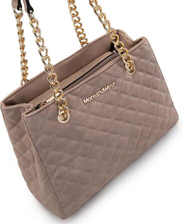 Сумка жіноча Montana West середнього розміру на ланцюжку, Hobo, коричнева (040 Hellbraun)