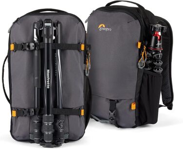 Рюкзак для камери Lowepro Trekker Lite BP 250, сірий, з винімним вкладишем, для беззеркальних камер Sony Alpha 7, з системою кріплення аксесуарів