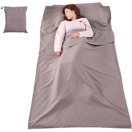 GIJMZY Sleeping Bag Liner Lightweight Sleeping Bag Liner Sleeping Bag Outdoor Camping Hotel Travel Sheet