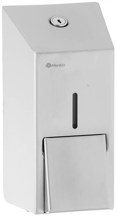 Дозатор для рідкого мила зі сталі Merida Stella Mini 400 мл, DSM102