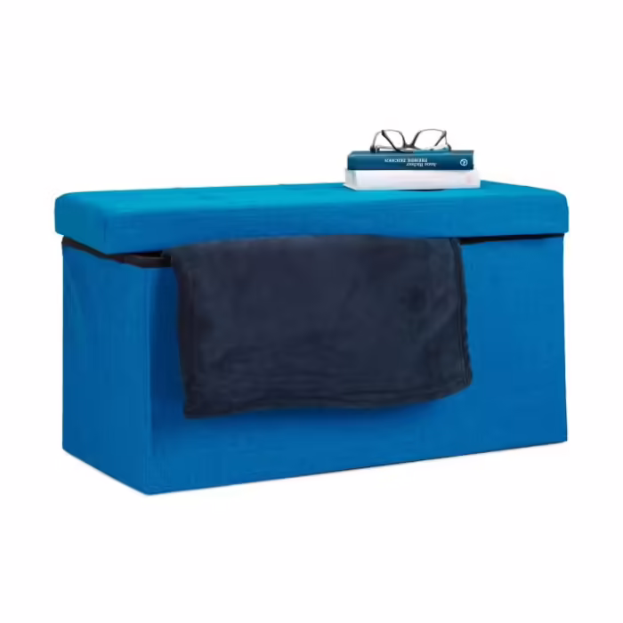 Relaxdays Foldable Bench, Linen