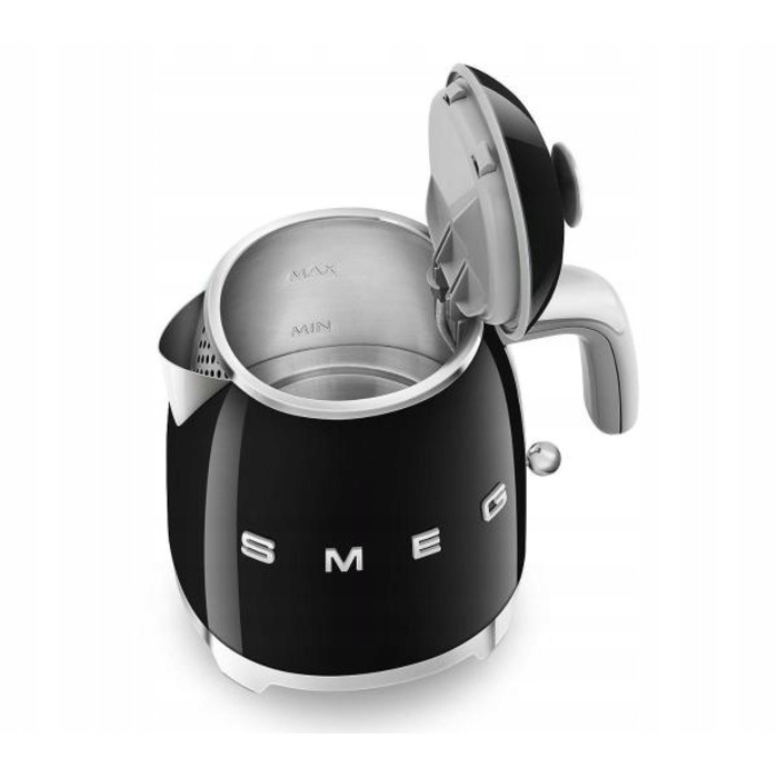 Електричний чайник Smeg KLF05BLEU, 1400 Вт, 0,8 л, чорний