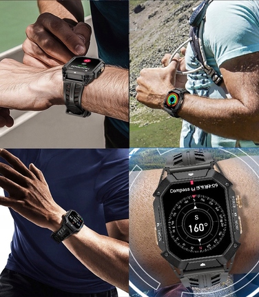 Чоловічий смартгодинник Smart-Trend F249B, чорний