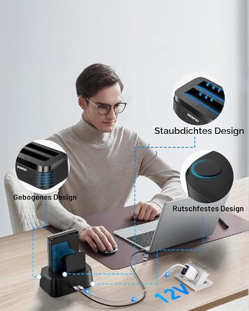 Док-станція BENFEI USB-C для HDD/SSD 2.5
