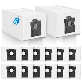 Комплект аксесуарів TriCut для роботів-пилососів Dreame L10s Ultra Gen 3 / L50 Ultra / X40 Ultra / L40 Ultra / X40 Master / Mova P50 Pro Ultra: 6 пилозбірників, 4 бічні щітки, 4 серветки для вологого прибирання, 4 фільтри, 1 основна щітка (D20)